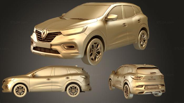 Автомобили и транспорт (Renault Kadjar 2018, CARS_3257) 3D модель для ЧПУ станка